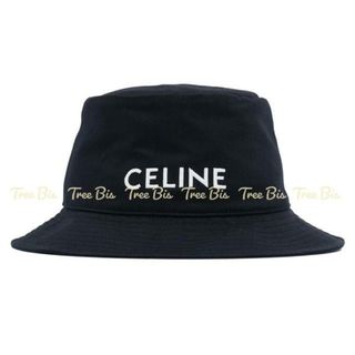 セリーヌ(celine)のCELINE(セリーヌ) 2AUO4968P CELINEエンブロイダリー バケットハット / コットンギャバジン(ハット)