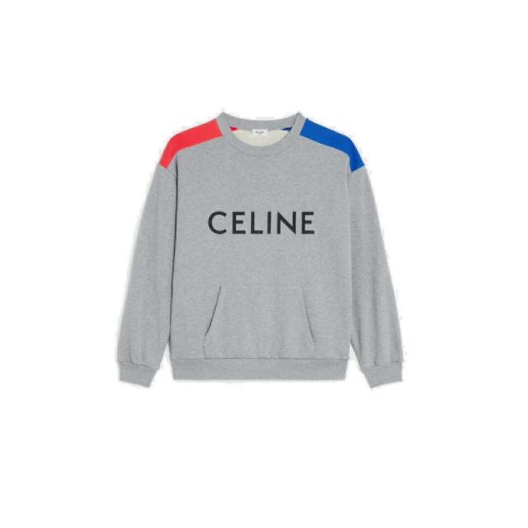 celine(セリーヌ)のCELINE(セリーヌ) 2Y819670Q loose sweatshirt with Celine print in cotton fleece メンズのトップス(スウェット)の商品写真