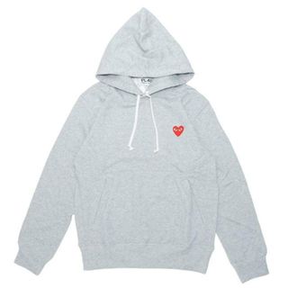 コムデギャルソン(COMME des GARCONS)のコムデギャルソン AZ-T170 MEN??RED HEART PLAY HOODED SWEATSHIRT(パーカー)