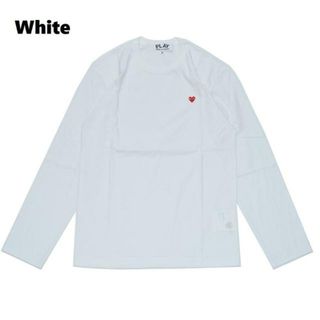 コムデギャルソン(COMME des GARCONS)のコムデギャルソン AZ-T308 MENS LONG SLEEVE T-SHIRT White(Tシャツ/カットソー(七分/長袖))