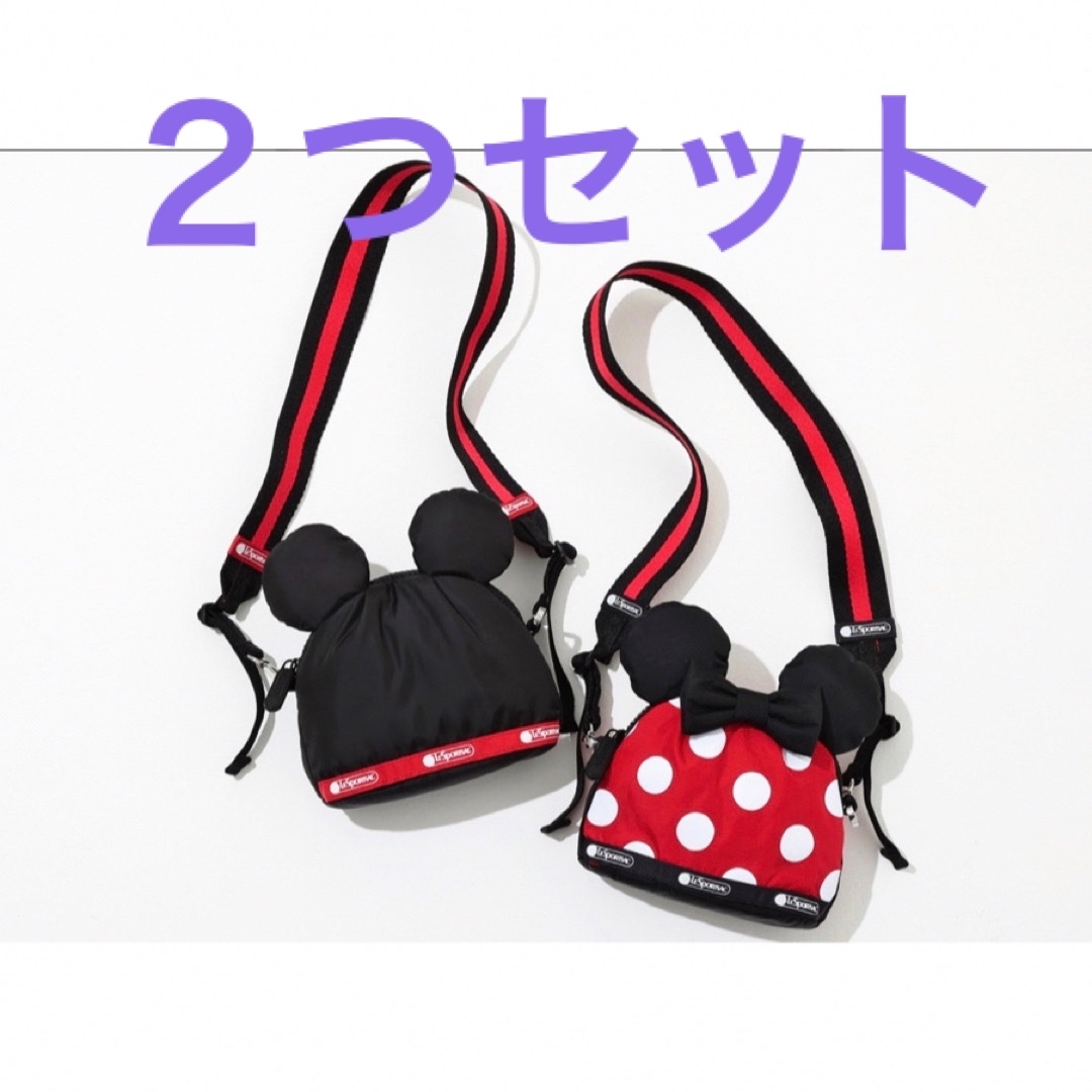 LeSportsac(レスポートサック)の【新品】ディズニー×レスポートサック ミニー クロスボディ Disney 100 レディースのバッグ(ショルダーバッグ)の商品写真