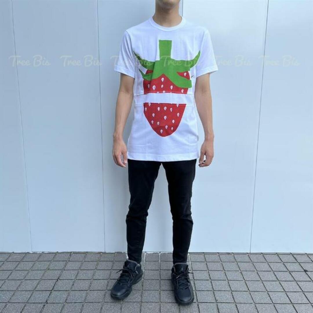 COMME des GARCONS(コムデギャルソン) FK-T003 Big Strawberry T-Shirt x Brett Westfall Whiteのサムネイル