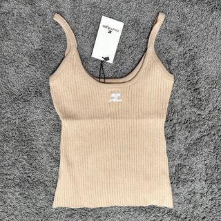 クレージュ(Courreges)のクレージュ　キャミソール　ベージュ　courreges camisole(キャミソール)