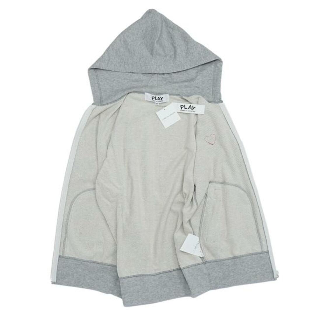 COMME des GARCONS(コムデギャルソン) AZ-T168 MEN??RED HEART パーカー Grey