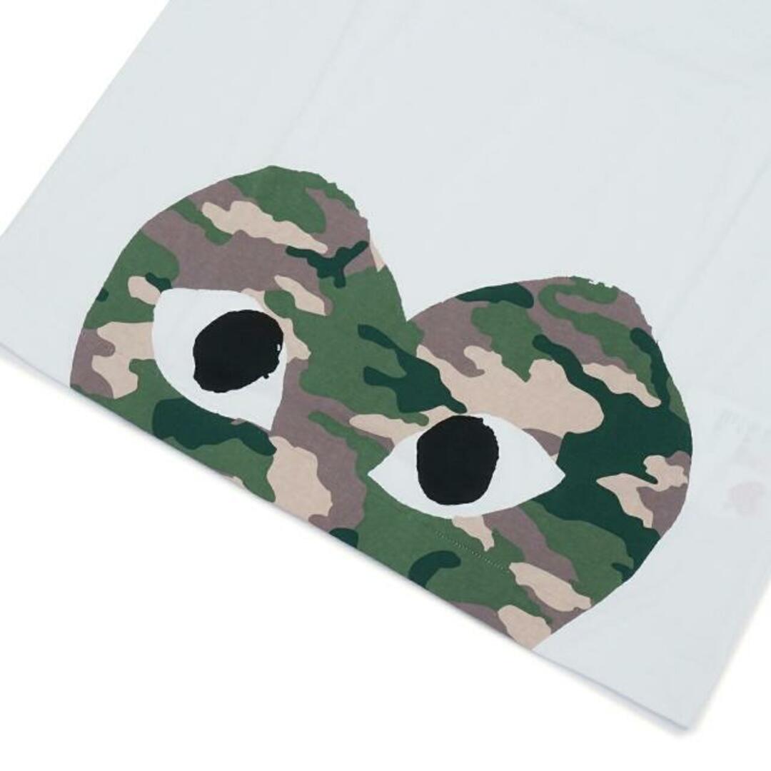 COMME des GARCONS(コムデギャルソン) AZ-T244 MEN PLAY CAMOUFLAGE T-SHIRT White 2