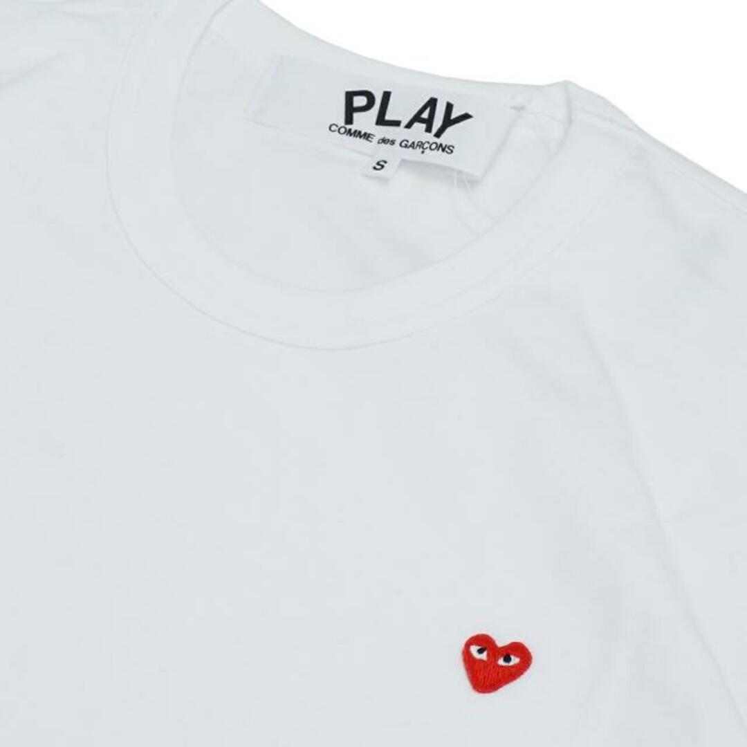 COMME des GARCONS(コムデギャルソン) AZ-T304 MEN T-SHIRT WITH SMALL RED HEART Black