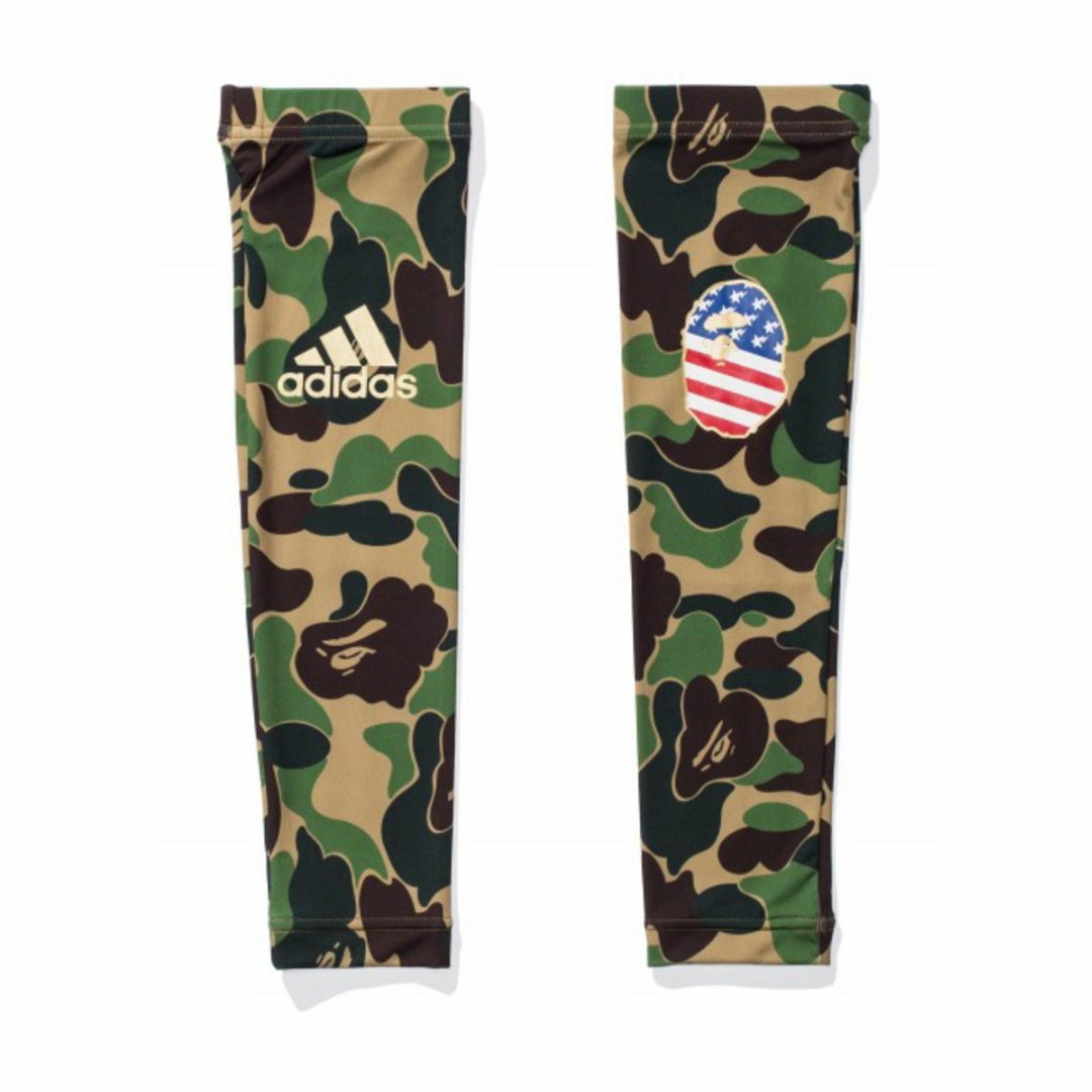 A BATHING APE(アベイシングエイプ)のBAPE adidas arm sleeve アディダス アームスリーブ LXL メンズのファッション小物(その他)の商品写真