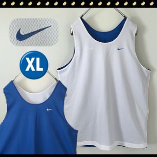 ナイキ(NIKE)のNIKE★バスケ★リバーシブル★メッシュノースリーブTシャツ タンクトップ★XL(Tシャツ/カットソー(半袖/袖なし))