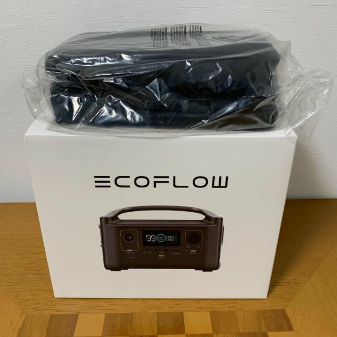 【新品】EcoFlowRIVER 288Wh ポータブル電源 収納バッグ付