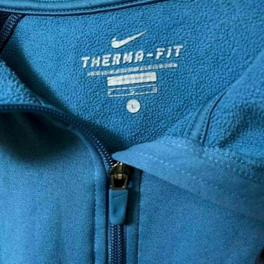 NIKE ナイキ パーカー ジップアップ ハイネック ワンポイント 刺繍ロゴ
