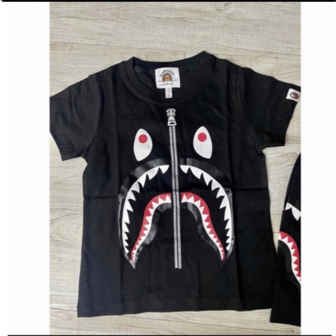 キッズエイプシャークモチーフプリントT&ショートパンツセットアップ