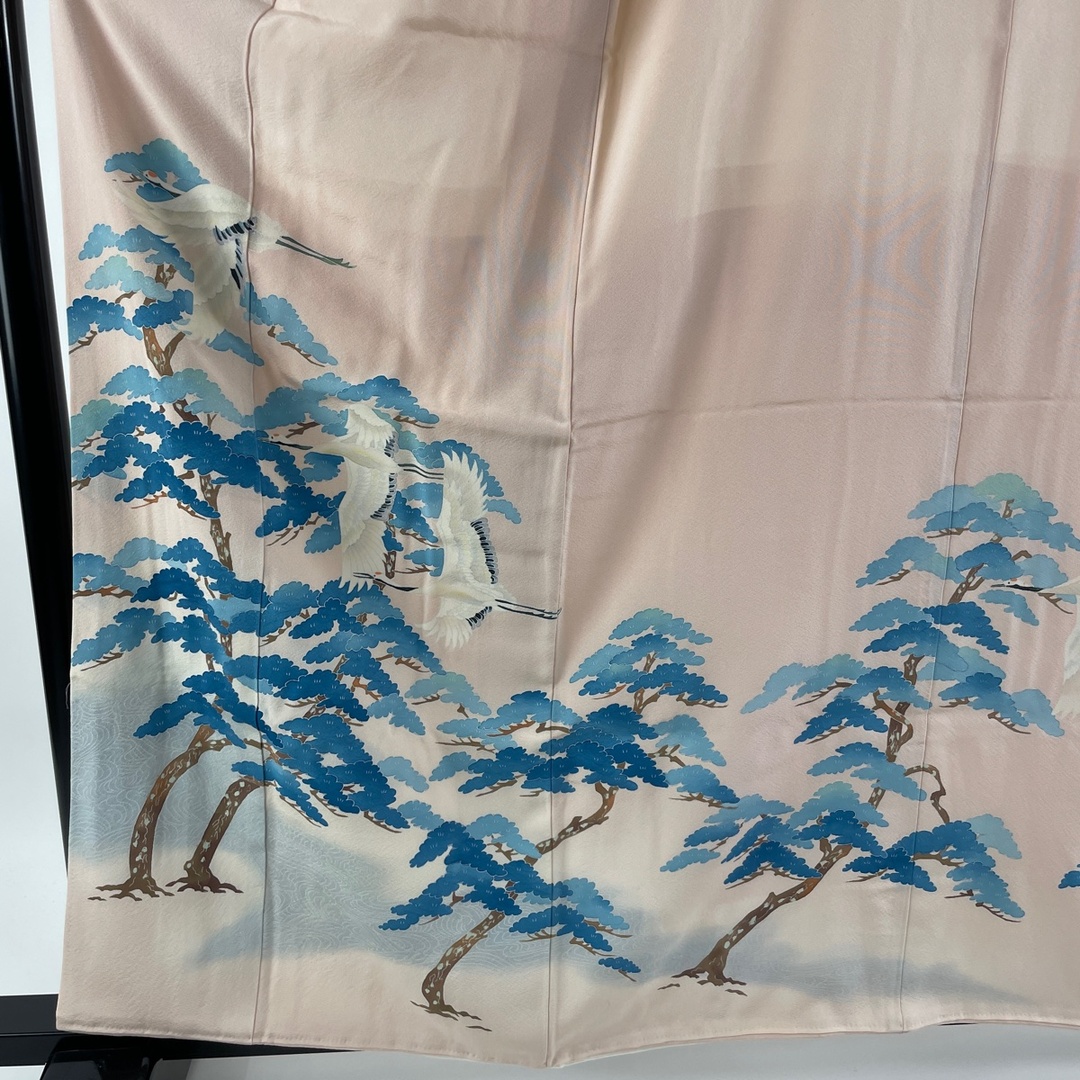 色留袖 身丈160cm 裄丈61.5cm 正絹 美品 名品 - 着物