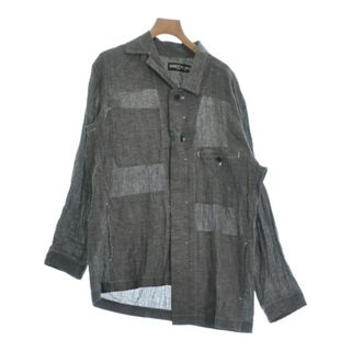 イッセイミヤケ(ISSEY MIYAKE)のISSEY MIYAKE イッセイミヤケ カジュアルシャツ -(XL位) グレー 【古着】【中古】(シャツ)