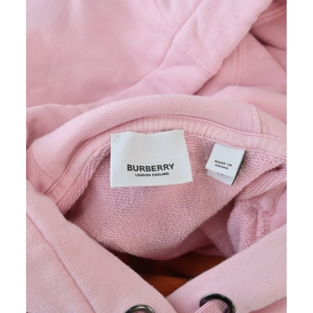 BURBERRY - BURBERRY バーバリー パーカー XS ピンクxオレンジ BURBERRY - BURBERRY バーバリー パーカー XS ピンクxオレンジ