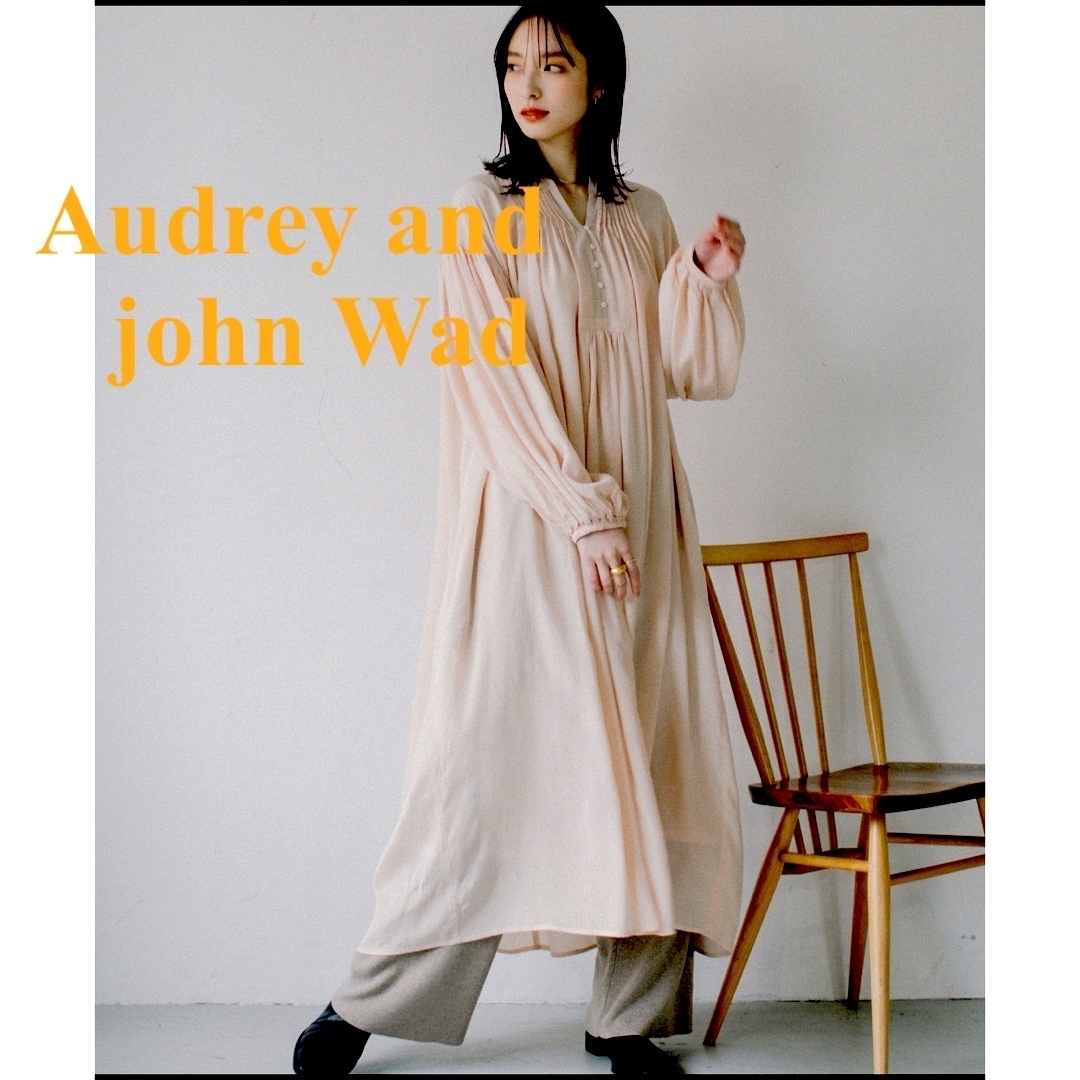 audrey and john wad - Audrey and john Wad ピンタックギャザーロング ...