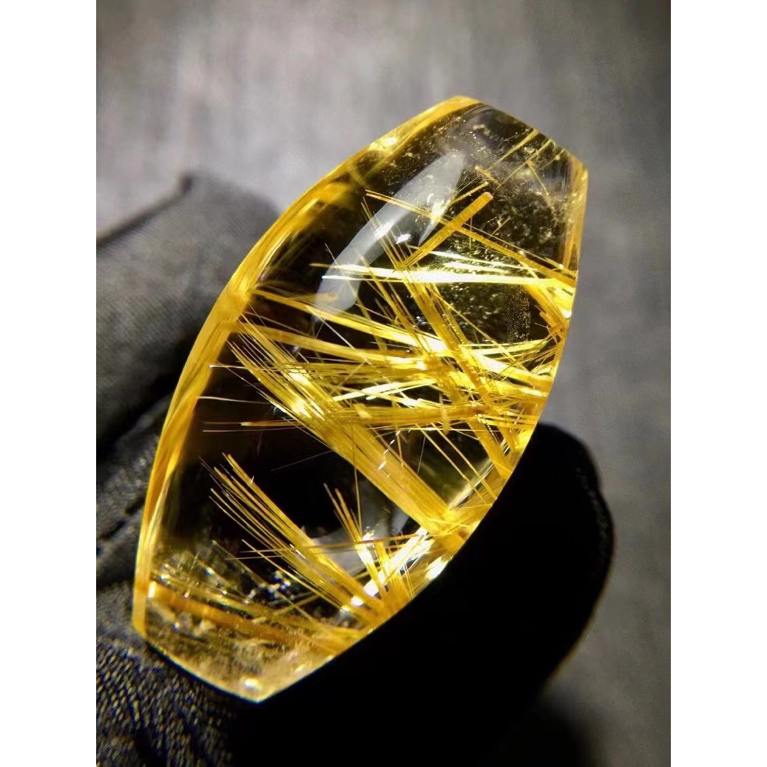 ⭐︎【天然】タイチンクオーツ ルース 17.5g - 各種パーツ