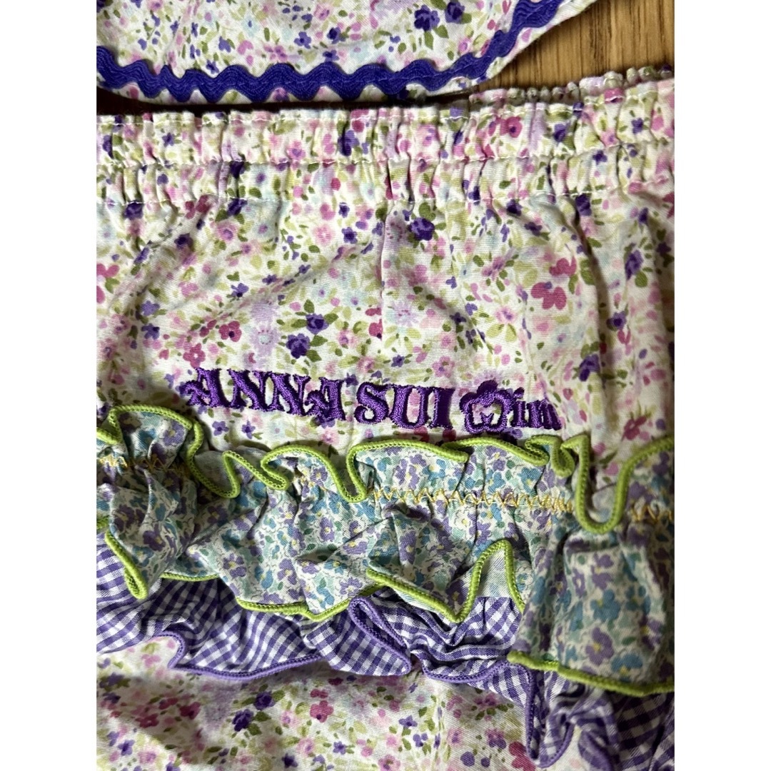 ANNA SUI MINI 花柄　スタイ&パンツ