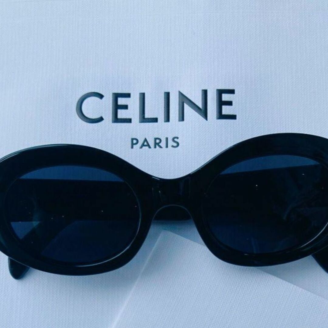 ラス1☆新品未使用　CELINE　セリーヌ　サングラス　ブラック　トリオンフ