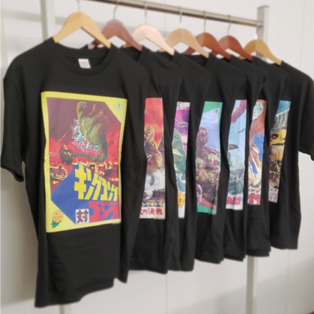 【非売品 】東宝チャンピオンまつり版ゴジラTシャツ７種セット/プレゼント当選品
