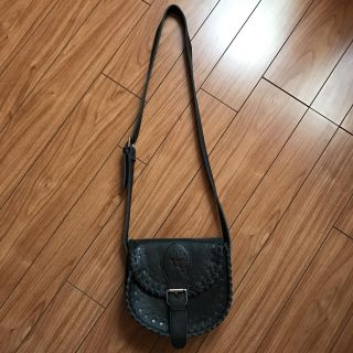 マウジー(moussy)の美品☆moussyレザーショルダーバッグ(ショルダーバッグ)