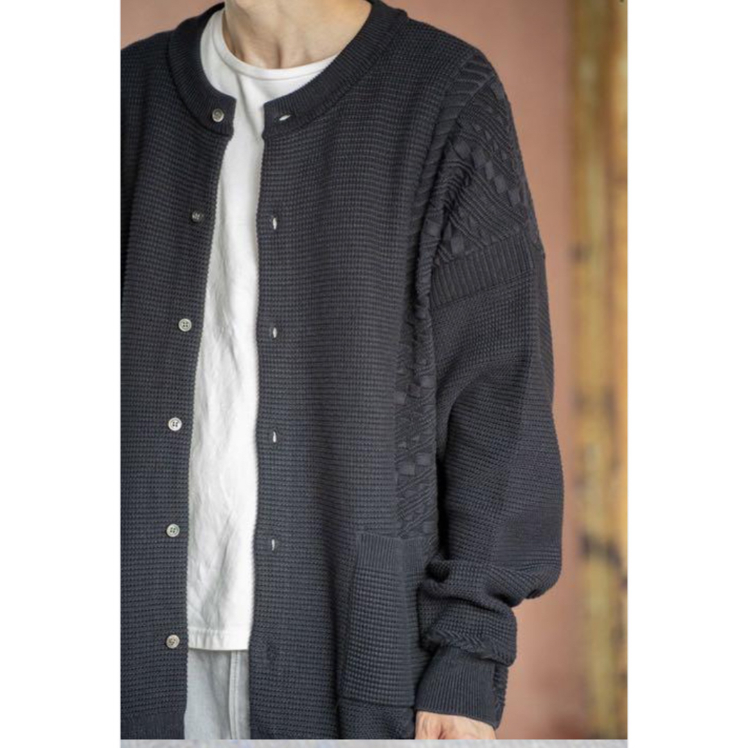 YASHIKI ヤシキ Shigure Cardigan BLACK サイズ2 - カーディガン