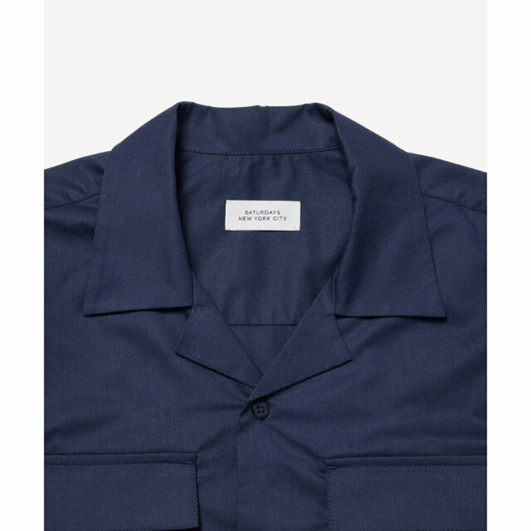 Saturdays NYC(サタデーズニューヨークシティ)の【ブラック（01）】Marco Double Pocket Long Sleeve Shirt メンズのトップス(シャツ)の商品写真