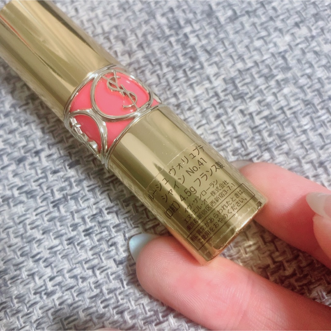 Yves Saint Laurent YSL ルージュ ヴォリュプテ シャイン No.41の通販 by n's shop｜イヴサンローランならラクマ