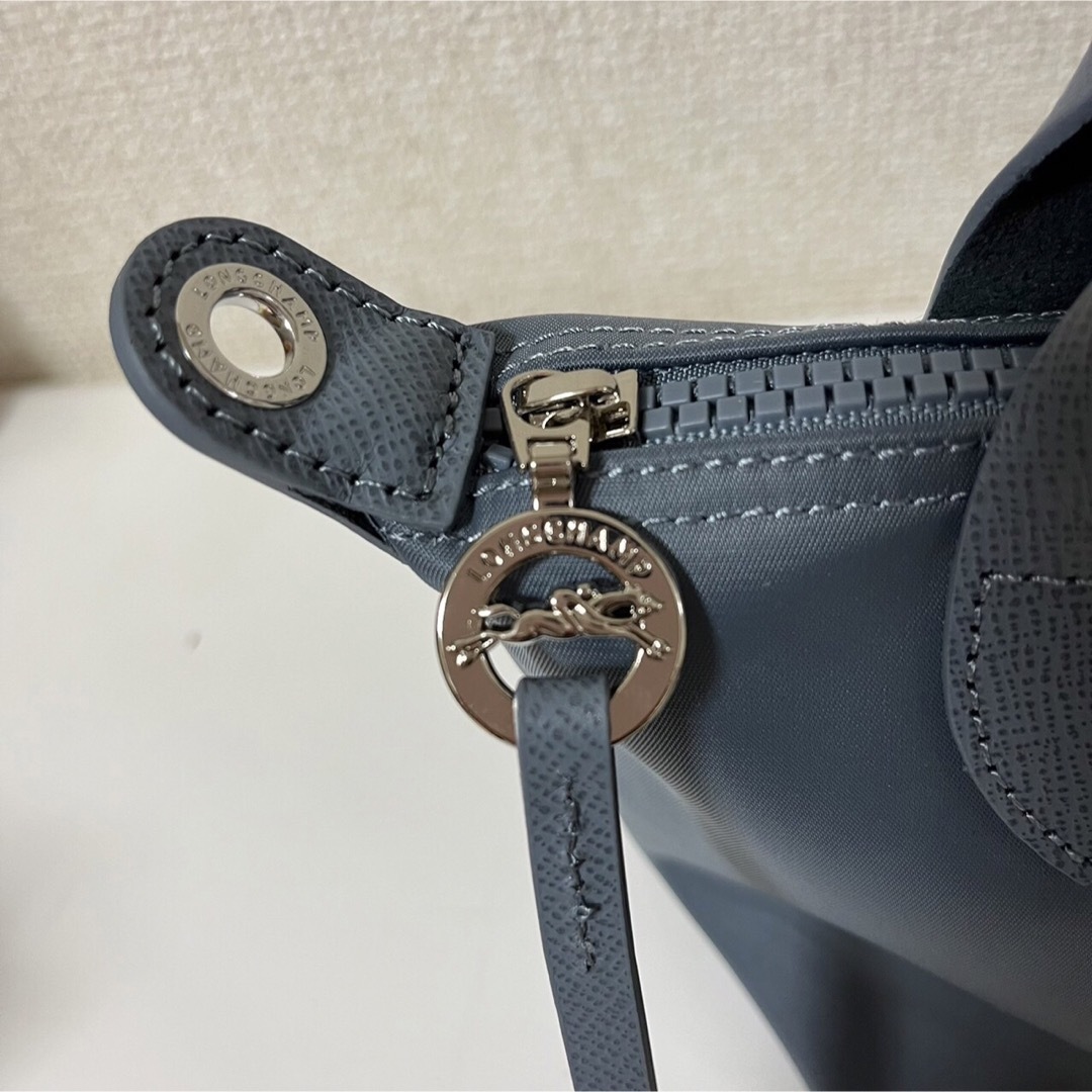 LONGCHAMP(ロンシャン)の【新品】LONGCHAMP プリアージュ・ネオXS  ブルーグレー色3WAY レディースのバッグ(ショルダーバッグ)の商品写真