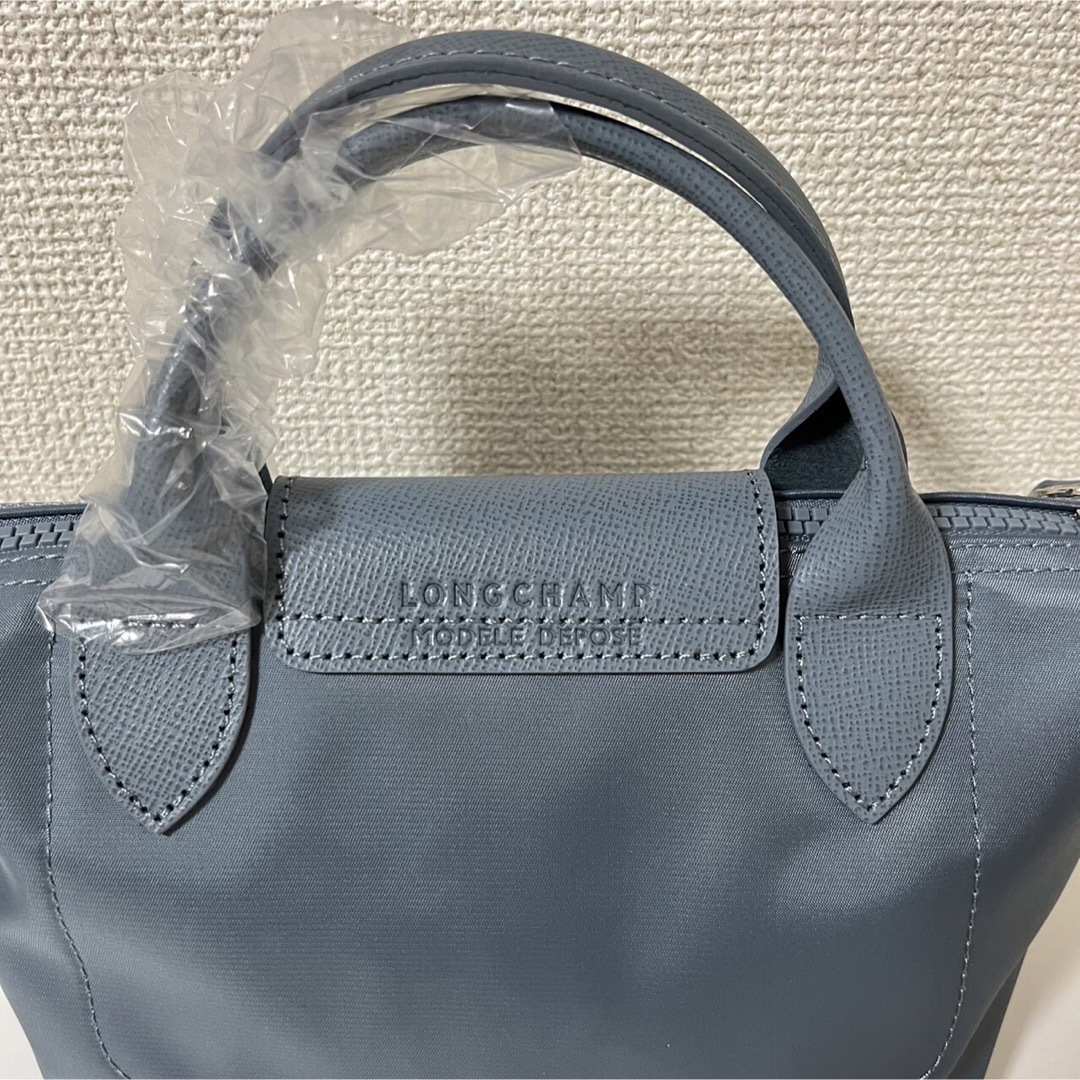 LONGCHAMP(ロンシャン)の【新品】LONGCHAMP プリアージュ・ネオXS  ブルーグレー色3WAY レディースのバッグ(ショルダーバッグ)の商品写真