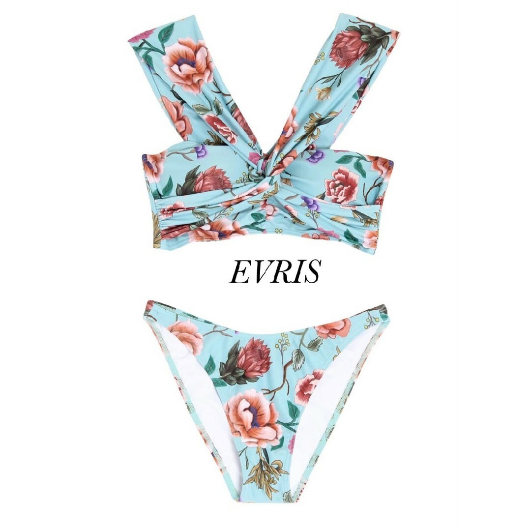EVRIS(エヴリス)の新品 EVRIS フラワークロススイムウェア レディースの水着/浴衣(水着)の商品写真