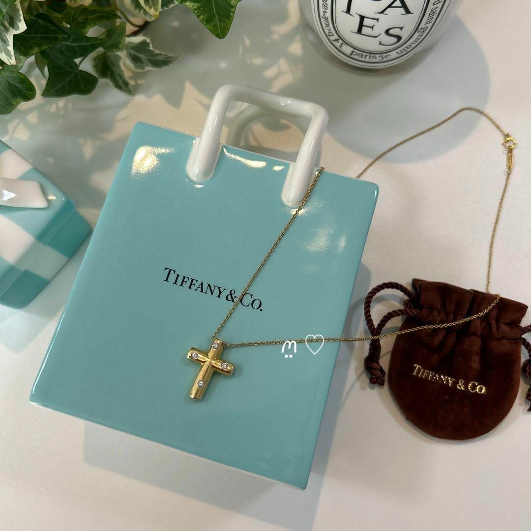 Tiffany & Co. - ティファニー ドッツクロスネックレス ペンダント