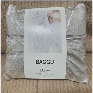 バグゥ(BAGGU)のBAGGU エコバッグ　メタリックシルバー(エコバッグ)