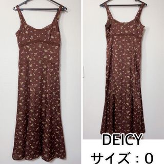 デイシー(deicy)のDEICY❤️フラワーキャミワンピース　花柄　フラワー　デイシー(ロングワンピース/マキシワンピース)