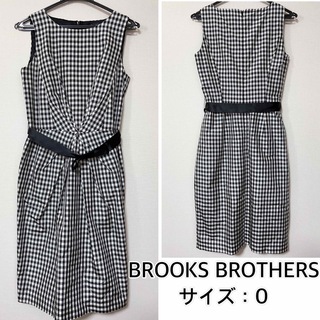 ブルックスブラザース(Brooks Brothers)のBROOKS BROTHERS❤️ギンガムチェックワンピース　(ひざ丈ワンピース)