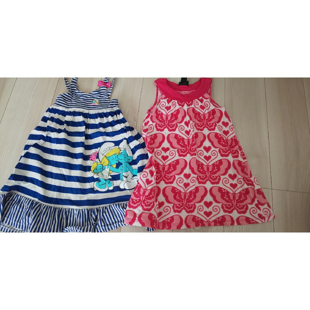 H&M(エイチアンドエム)の女の子 110cm ワンピース キッズ/ベビー/マタニティのキッズ服女の子用(90cm~)(ワンピース)の商品写真