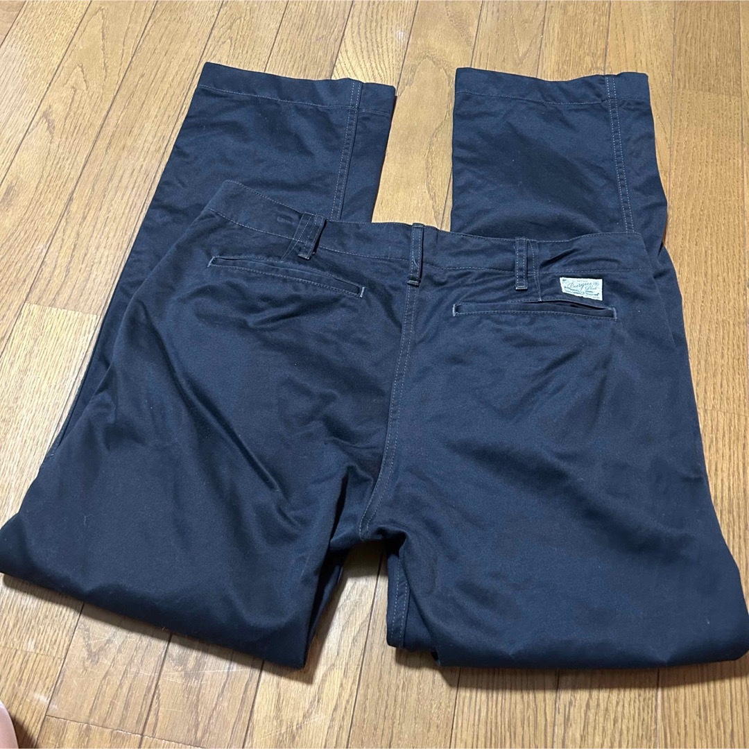 W85-股下76cm!日本製ヒノヤ バーガスプラス lot.401古着チノパン 美品 バーガスプラス LOT401 チノパン W30 ヒノヤ アメカジ ベージュ