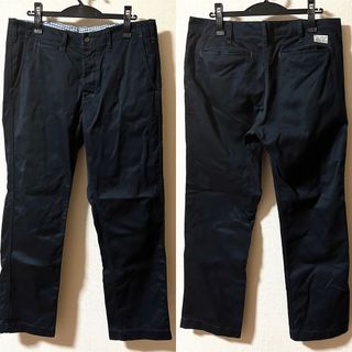 W85-股下76cm!日本製ヒノヤ バーガスプラス lot.401古着チノパン 美品 バーガスプラス LOT401 チノパン W30 ヒノヤ アメカジ ベージュ