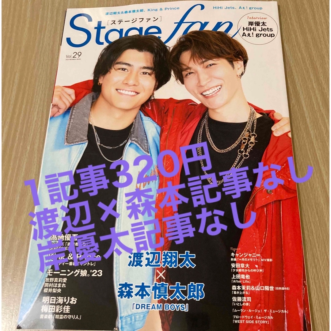 Johnny's(ジャニーズ)の【切り抜き】1記事320円 エンタメ/ホビーの本(アート/エンタメ)の商品写真