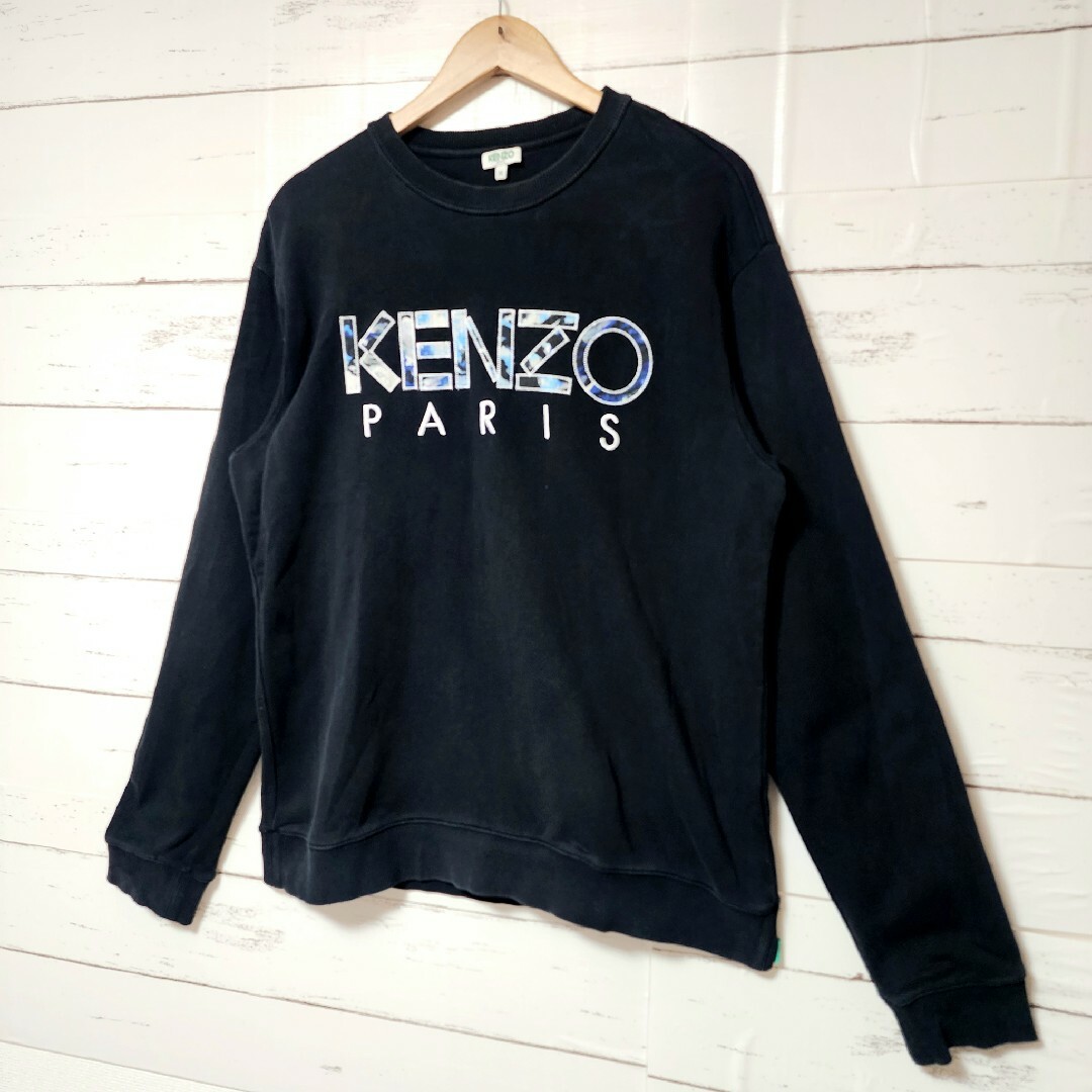 KENZO - 《超希少》KENZO ケンゾー スウェット トレーナー 黒