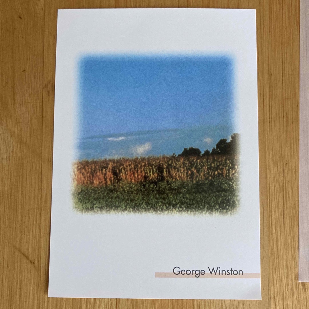 George Winston piano solo ハガキ4枚 エンタメ/ホビーのタレントグッズ(ミュージシャン)の商品写真