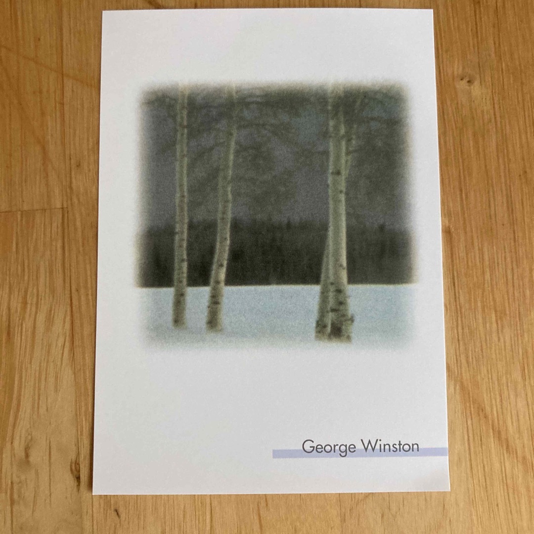 George Winston piano solo ハガキ4枚 エンタメ/ホビーのタレントグッズ(ミュージシャン)の商品写真