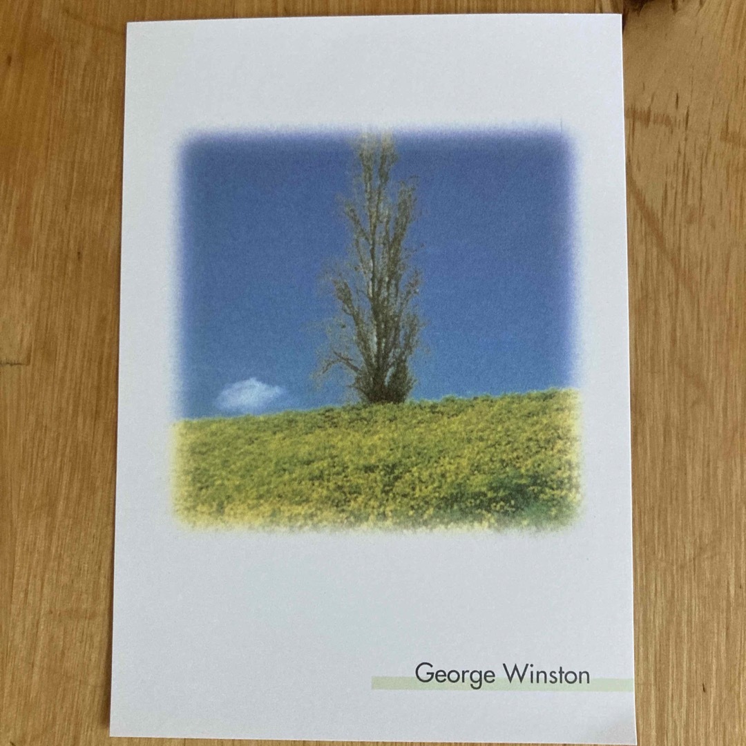 George Winston piano solo ハガキ4枚 エンタメ/ホビーのタレントグッズ(ミュージシャン)の商品写真