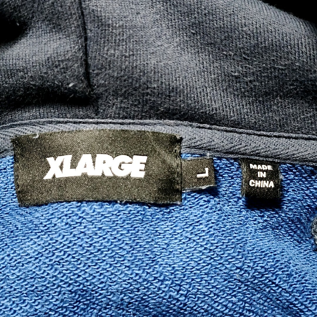 XLARGE(エクストララージ)の《大人気》XLARGE エクストララージ プルオーバー パーカー パッチワーク メンズのトップス(パーカー)の商品写真