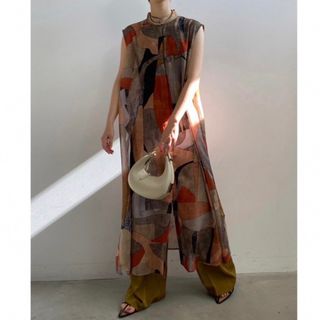 アメリヴィンテージ(Ameri VINTAGE)のAmeri vintage MEDI MURAL TRANSFORM DRESS(ロングワンピース/マキシワンピース)