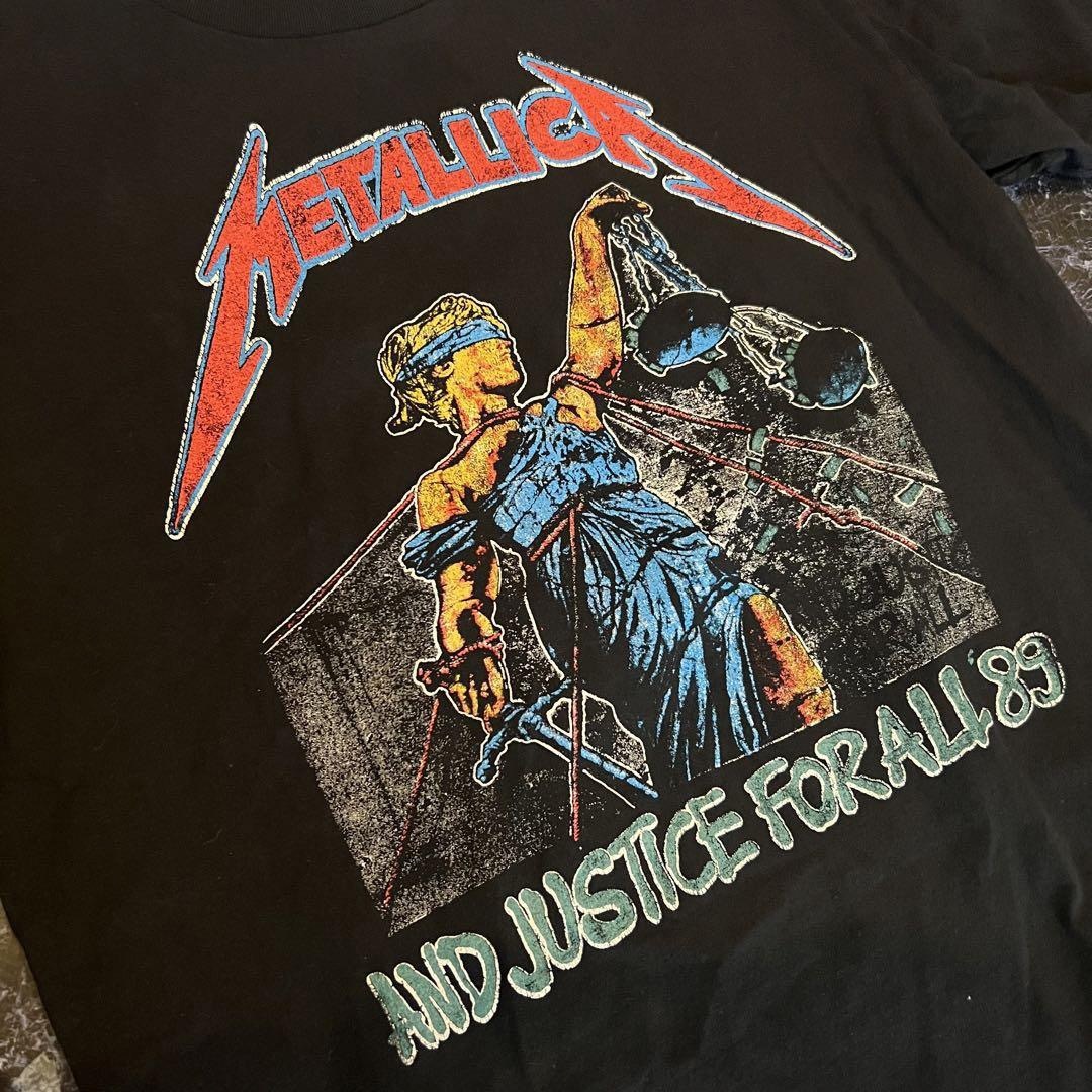 METALLICA(メタリカ)のMETALLICA メタルジャスティス 1989ツアーメタリカバンドTシャツ メンズのトップス(Tシャツ/カットソー(半袖/袖なし))の商品写真