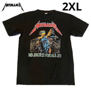 METALLICA - METALLICA メタルジャスティス 1989ツアーメタリカバンドTシャツ