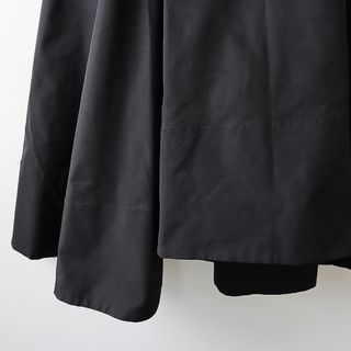 cygne シーニュ ランダムフレアースカート 1/ブラック 黒 ボトムス イージーロング 台形 マキシ ジップ【2400013438162】