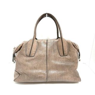 TOD'S - トッズ ハンドバッグ ベージュ レザーの通販 by ブランディア