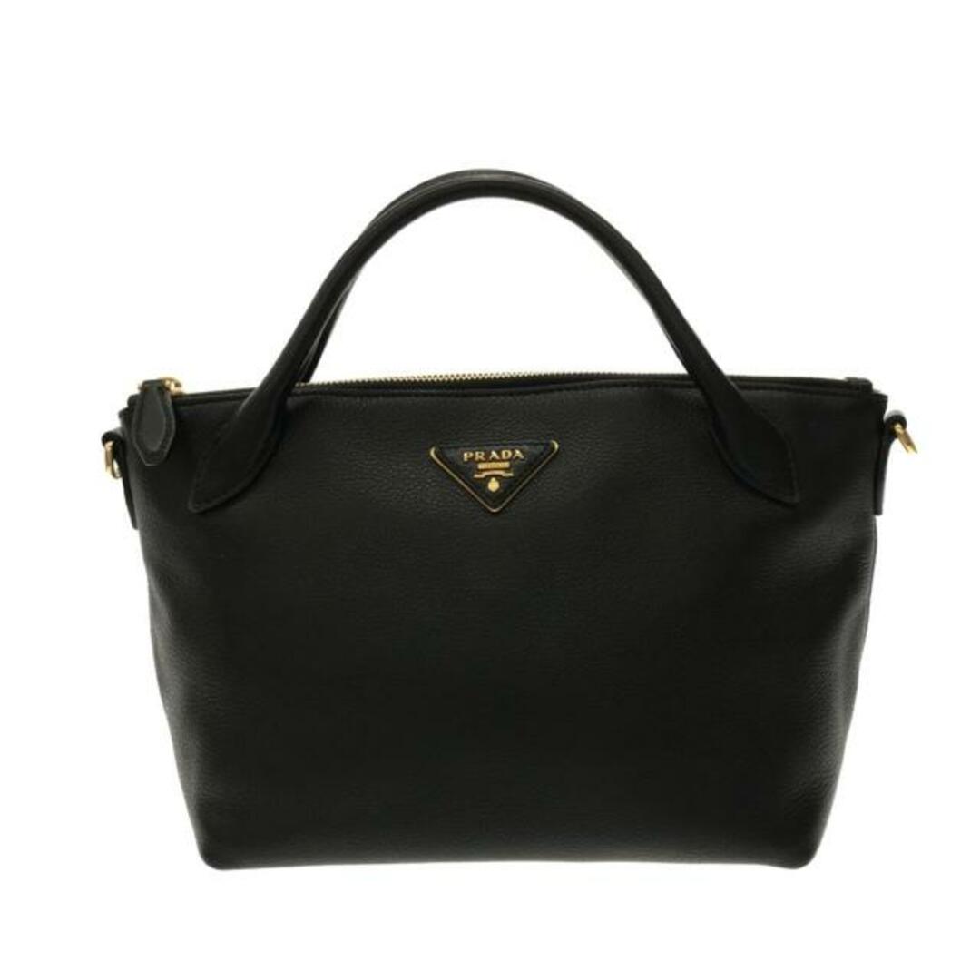 PRADA - PRADA(プラダ) ハンドバッグ - 黒 レザーの通販 by ブラン
