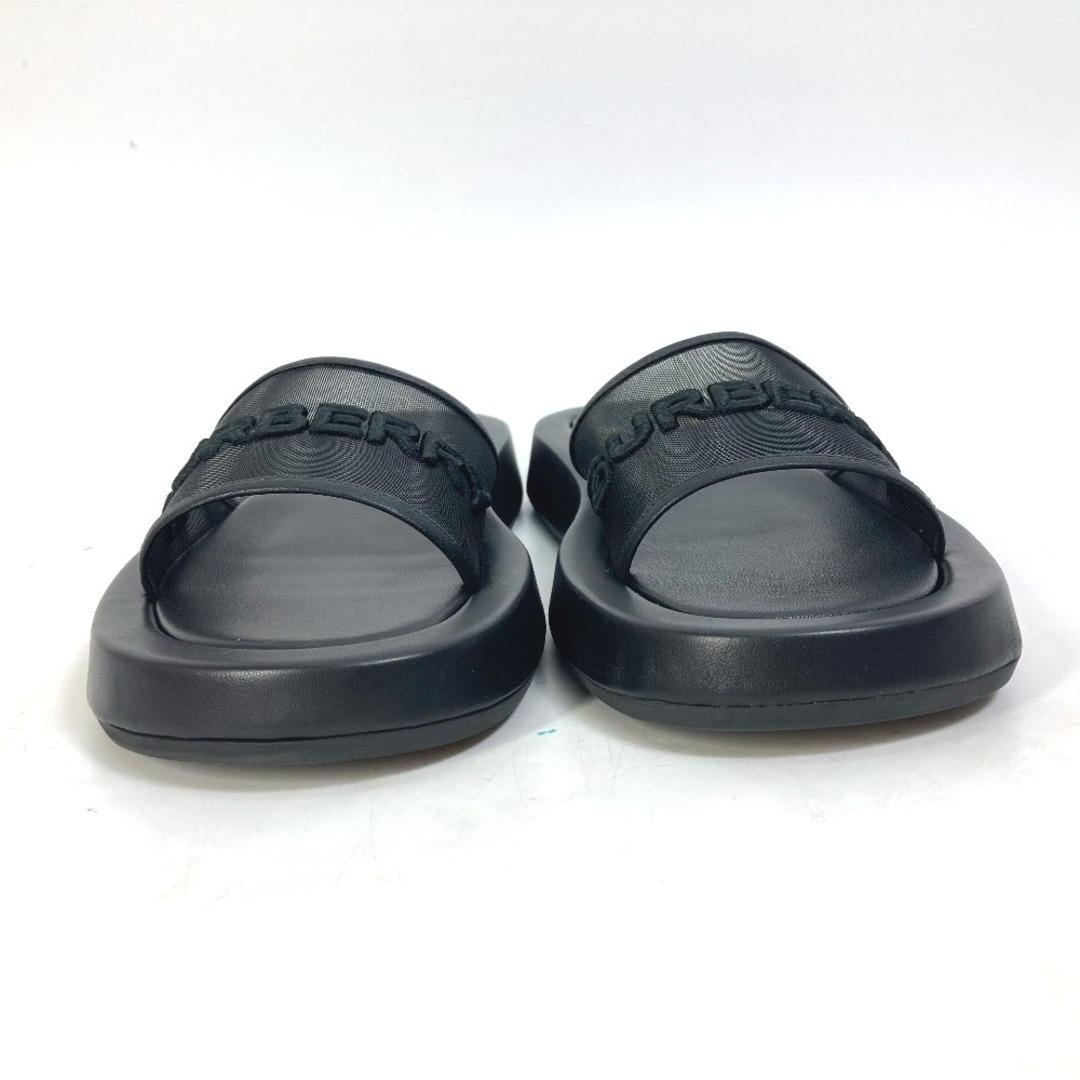 BURBERRY(バーバリー)のバーバリー BURBERRY エンブロイダリーロゴ メッシュ 8039250 靴 シャワーサンダル プールサンダル サンダル レザー ブラック 未使用 レディースの靴/シューズ(サンダル)の商品写真